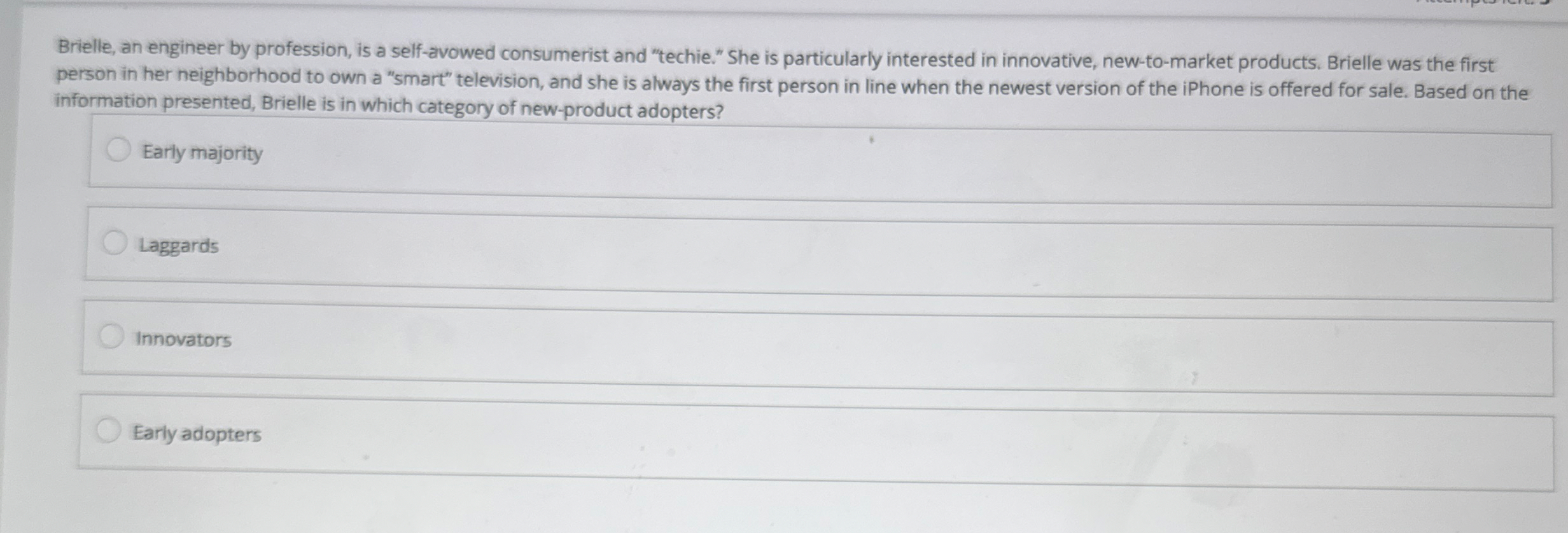 Brielle, an engineer by profession, is a self -