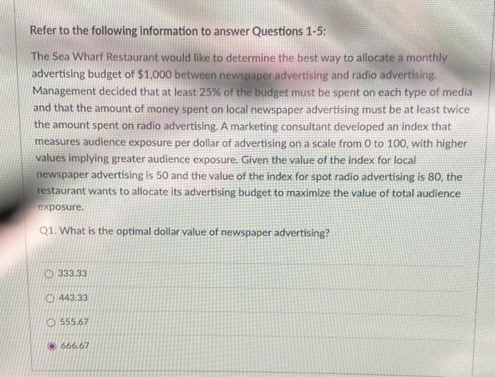 please use question 1s information to answer 4
