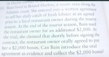 Bain lived in Bristol Harbor, a resort area along