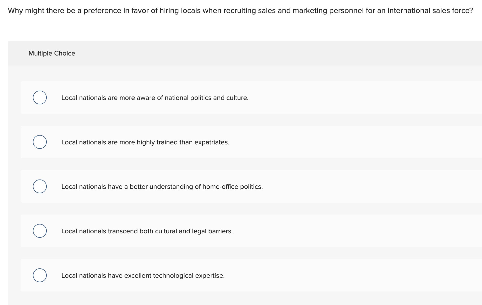 Why might there be a preference in favor of