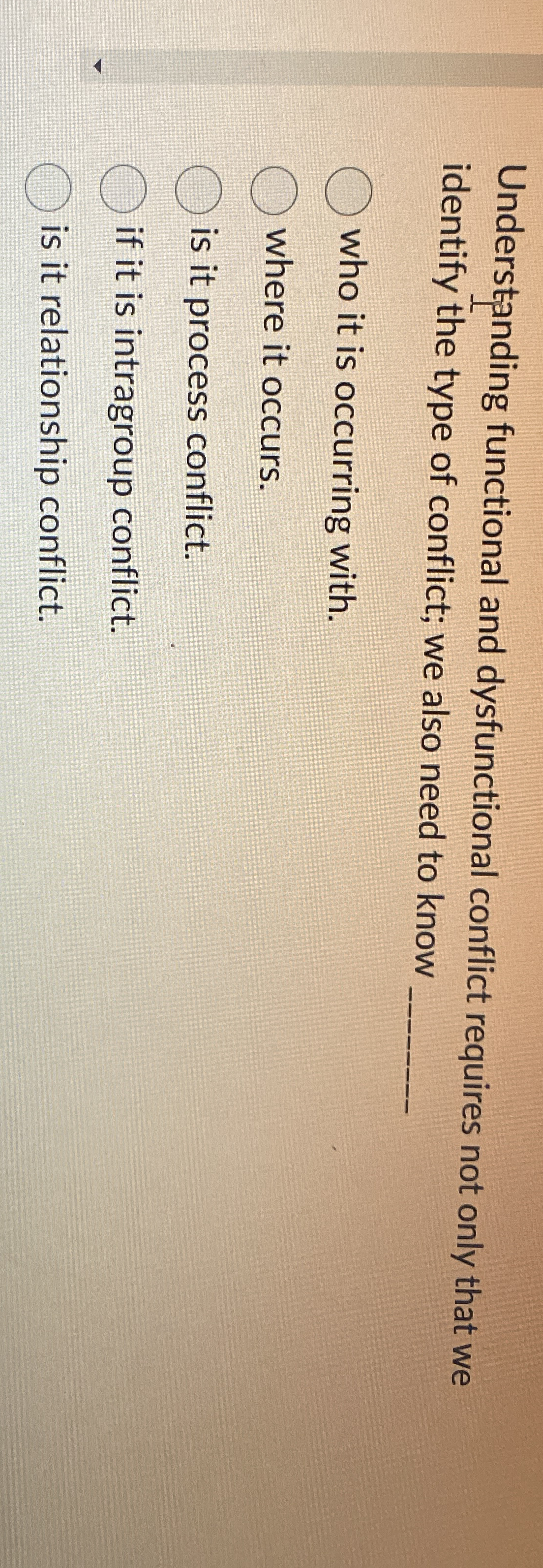 Understanding functional and dysfunctional