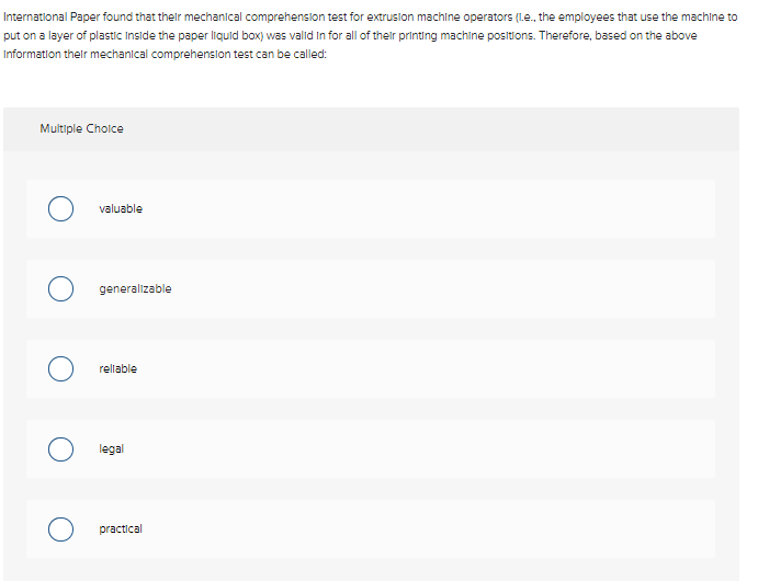 International Paper found that their mechanical