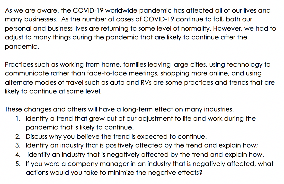 As we are aware, the COVID-19 worldwide pandemic