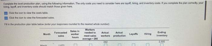 Complete the level production clan, using the