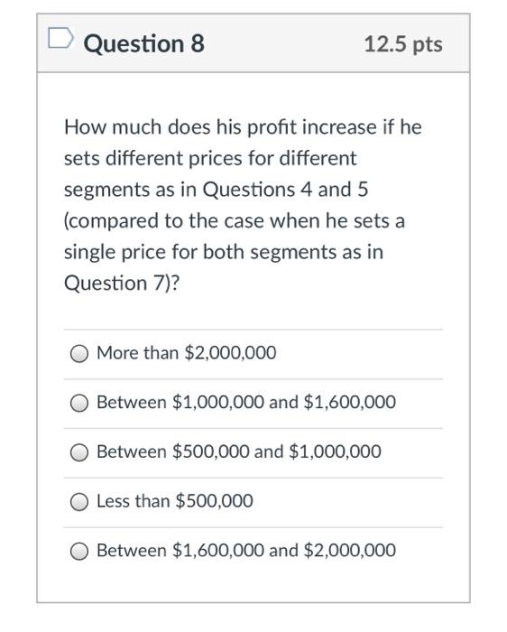 show work plz and answer only question 8, the