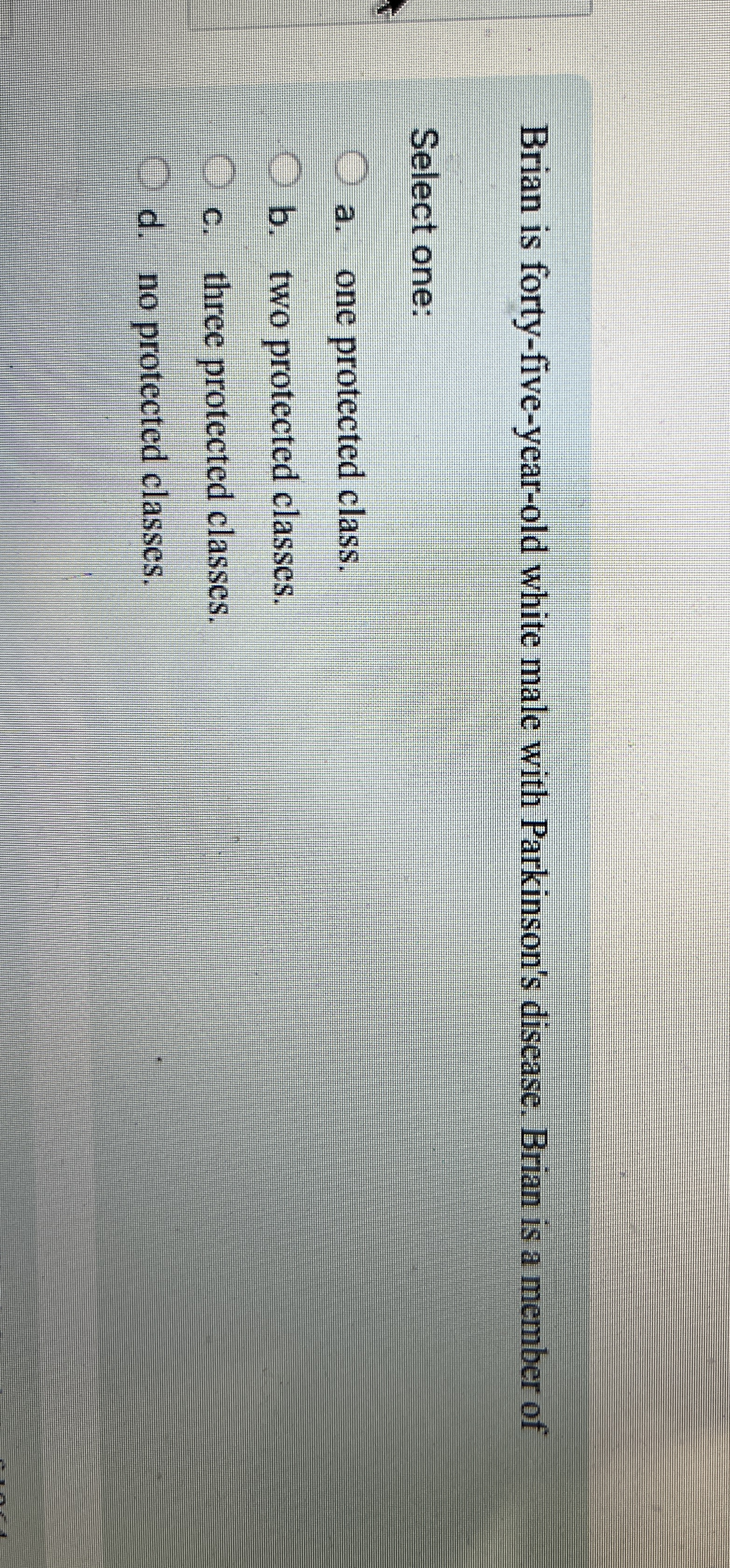 Brian is forty - five - year - old white male