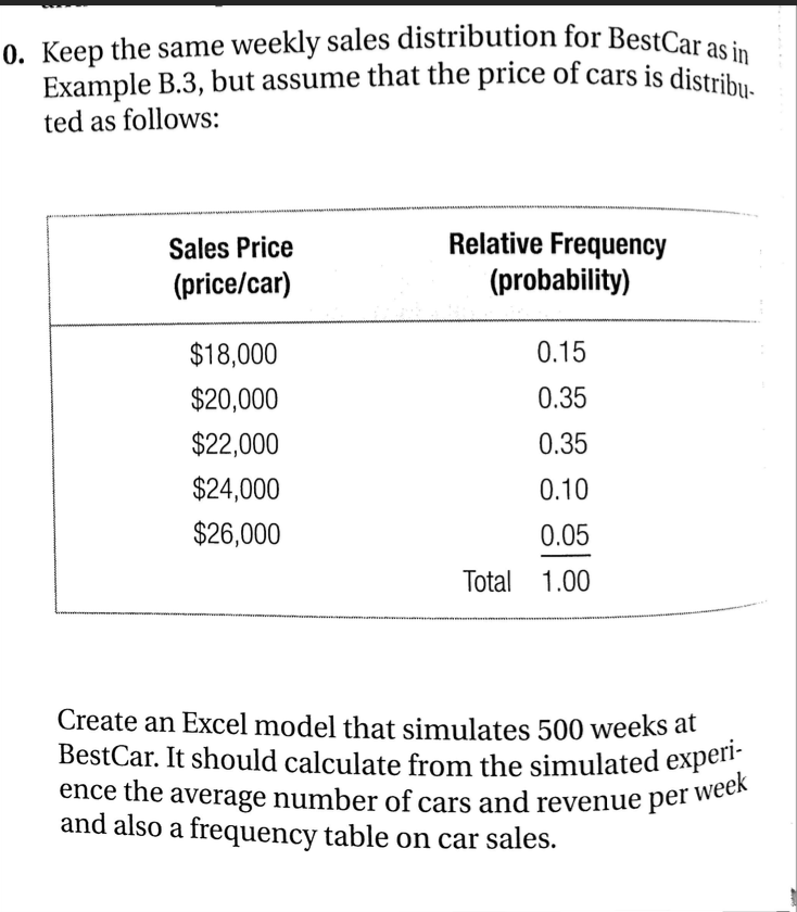 Please answer in Excel Excel template Example B.3
