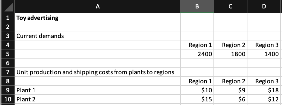 SOLVE IN EXCEL USING SOLVER SHOW ALL FORMULAS AND