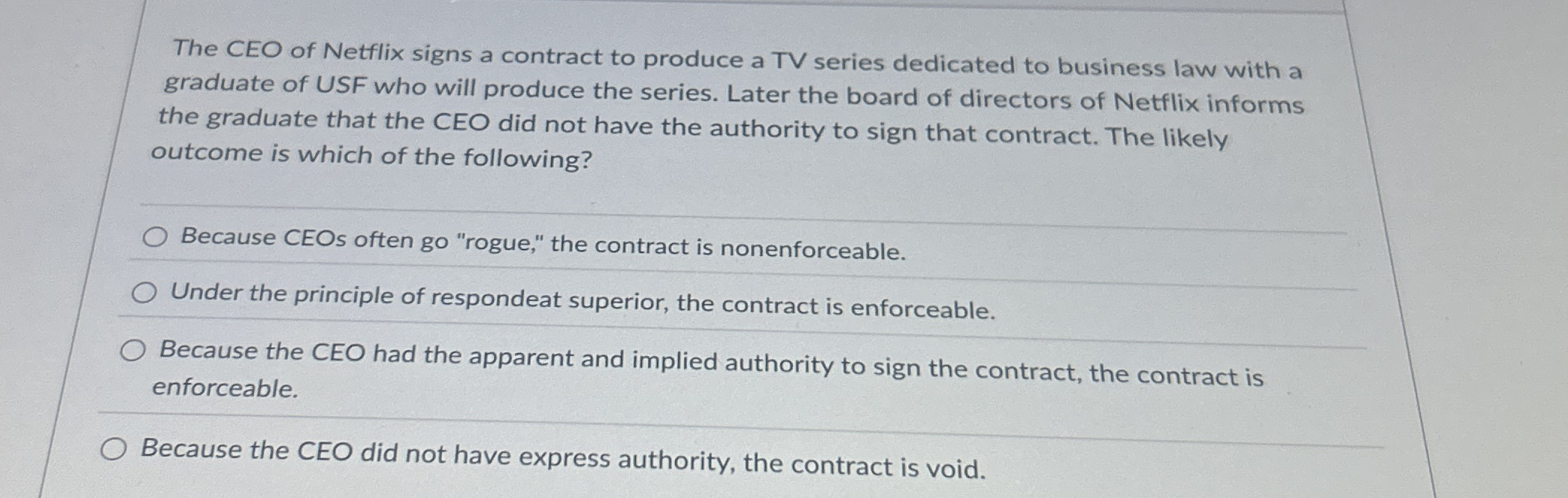 The CEO of Netflix signs a contract to produce a