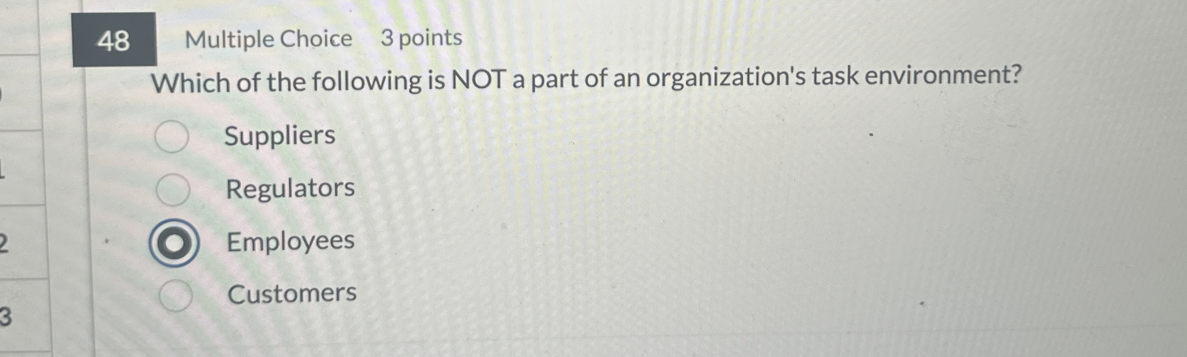 4 8 Multiple Choice 3 points Which of the