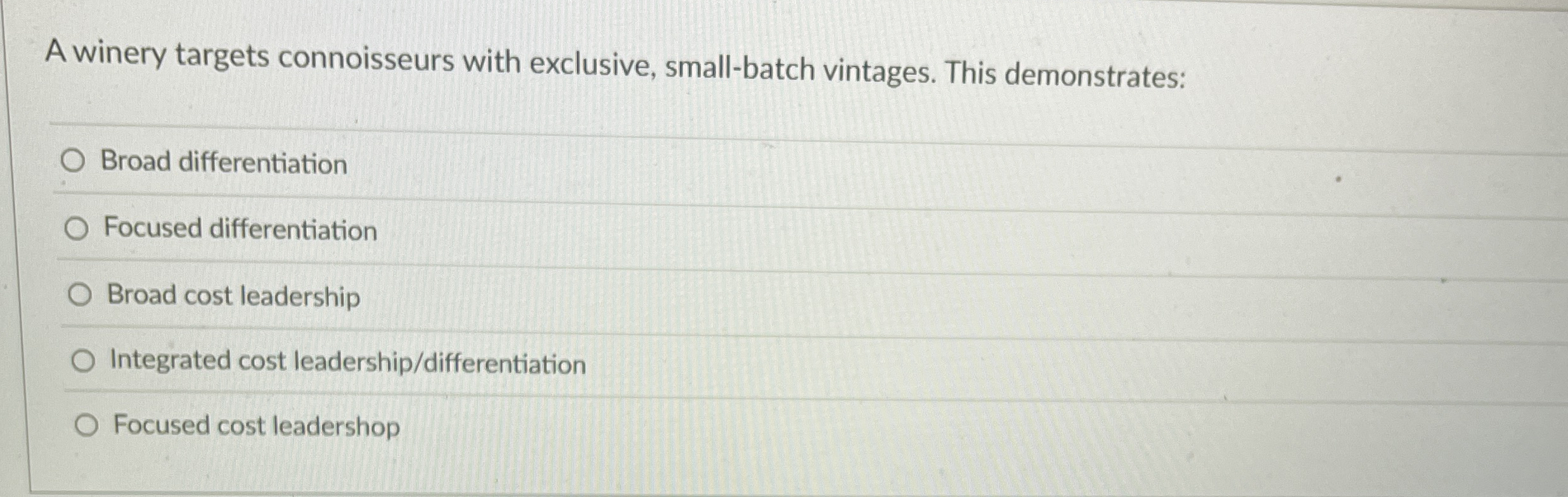 A winery targets connoisseurs with exclusive,