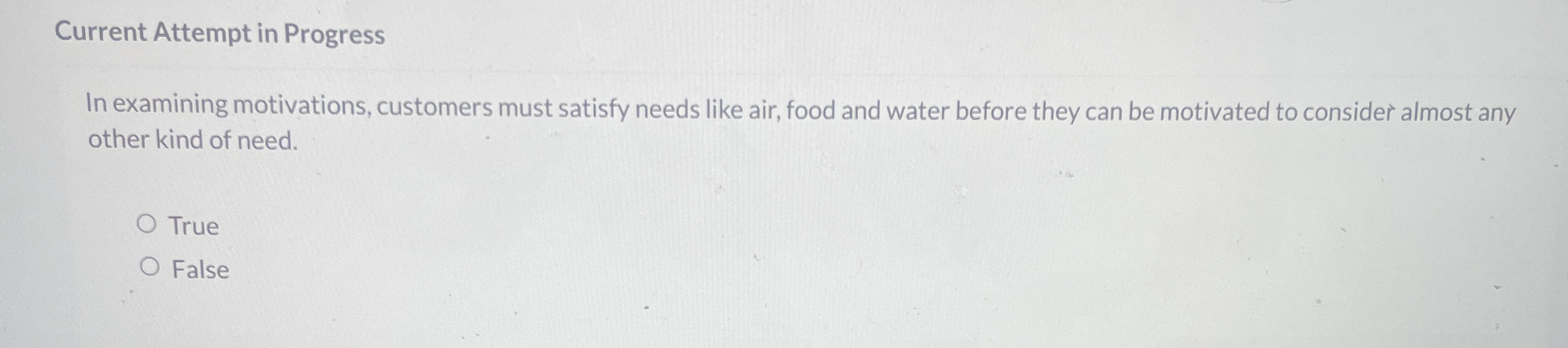 Current Attempt in Progress In examining