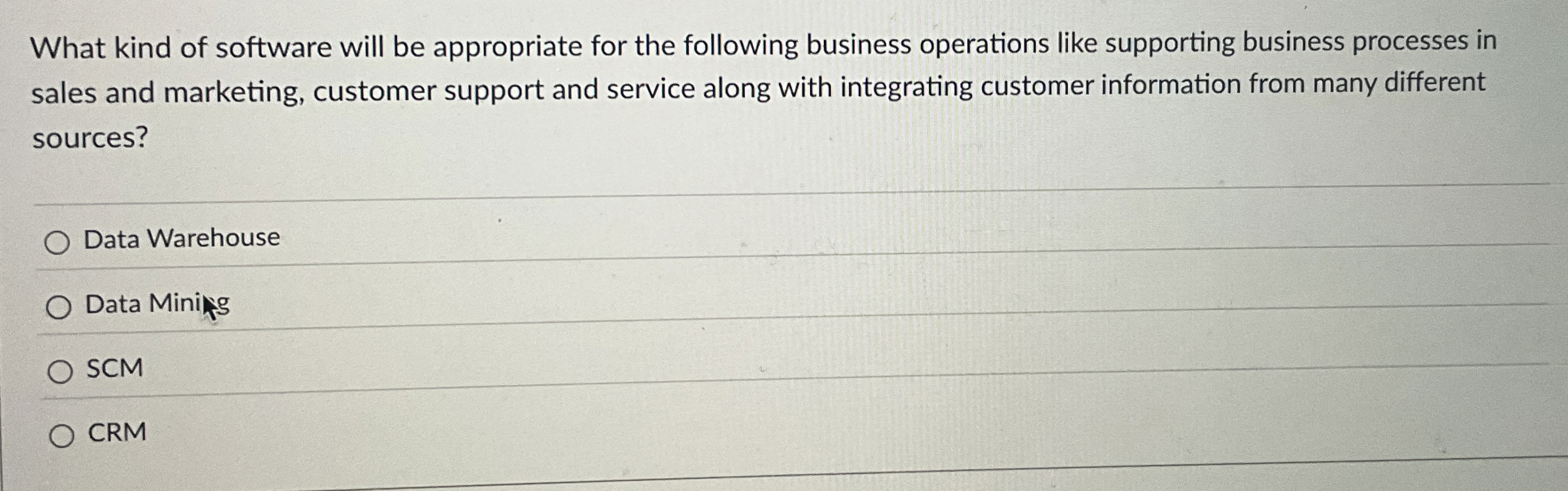 What kind of software will be appropriate for the