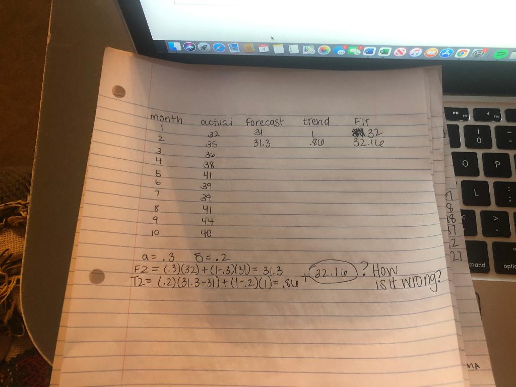I need help on part B. I keep getting the same