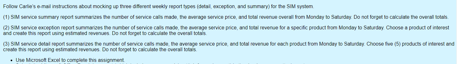 Follow Carlie's e-mail instructions about mocking