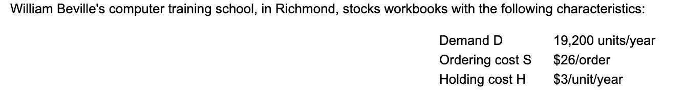 William Beville's computer training school, in