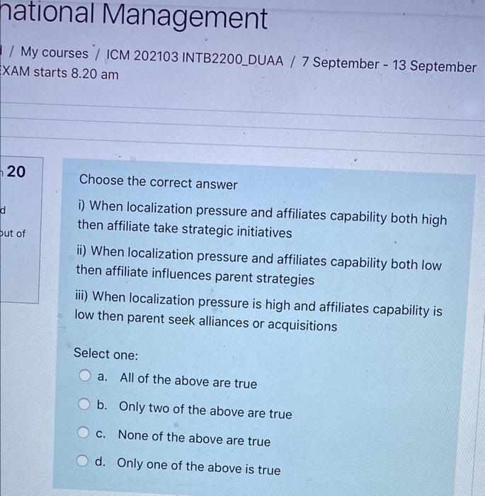 national Management / My courses / ICM 202103