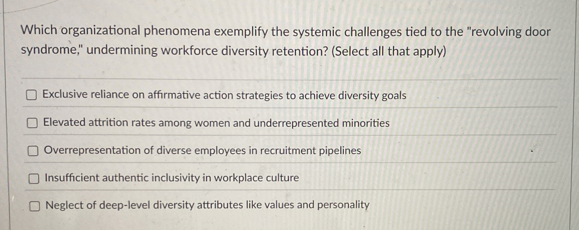 Which organizational phenomena exemplify the