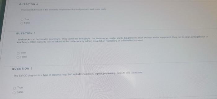 QUESTION 1 Slack is the difference between the