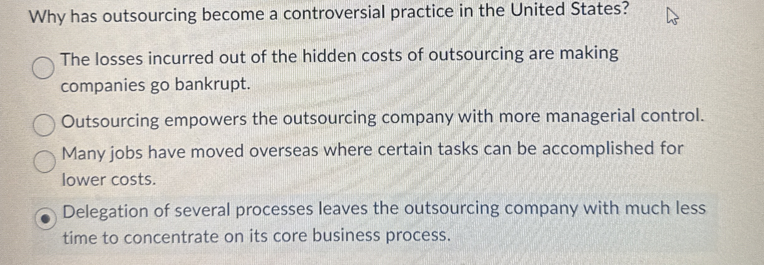 Why has outsourcing become a controversial