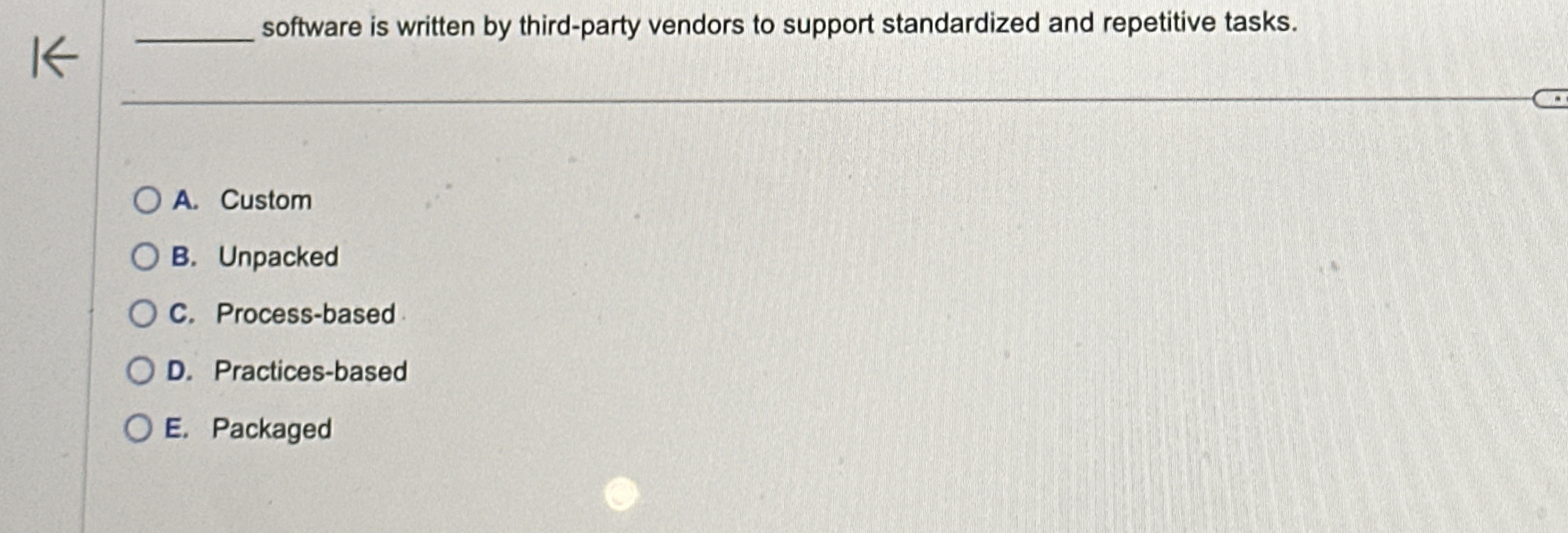 software is written by third - party vendors to