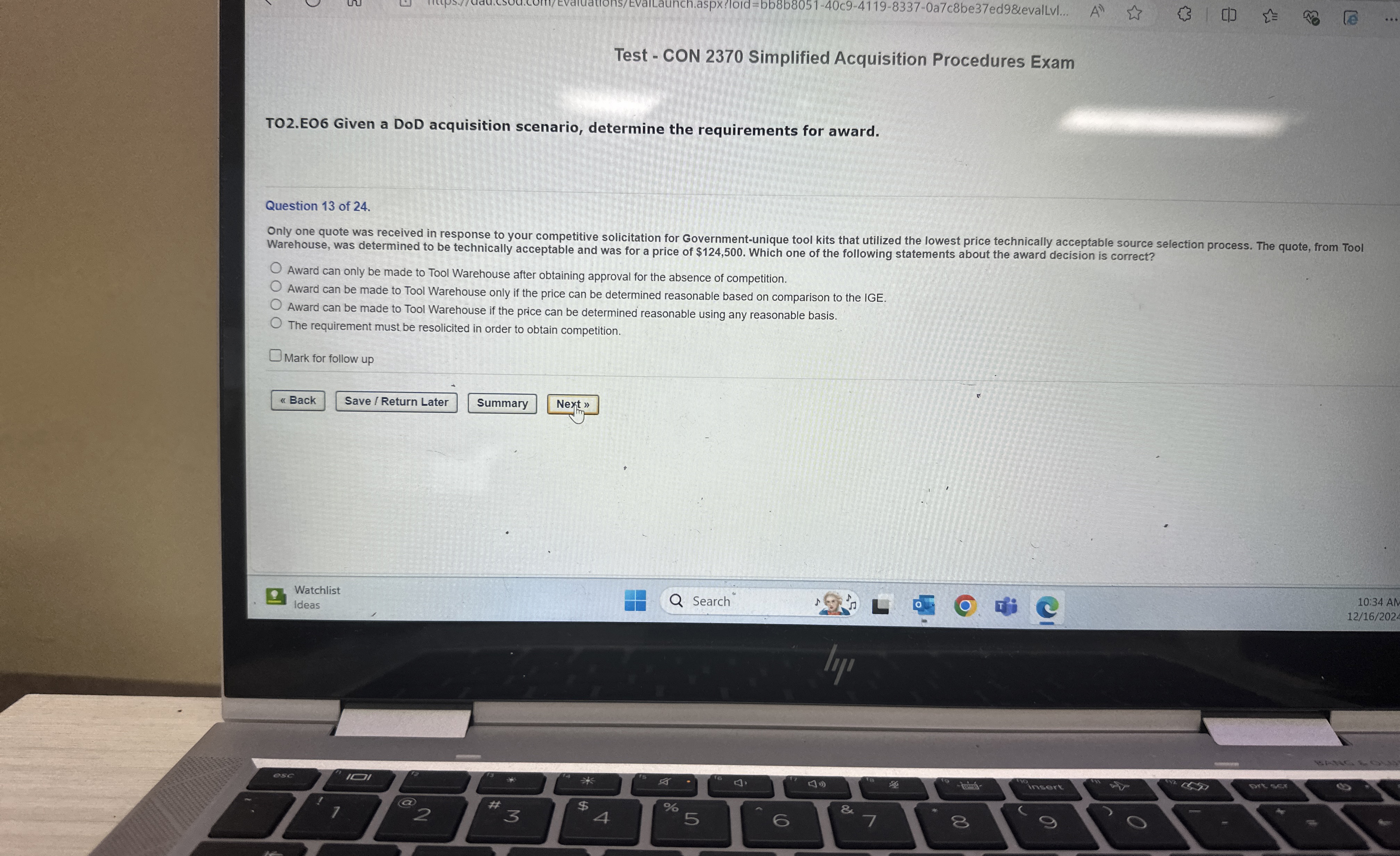 Test - CON 2 3 7 0 Simplified Acquisition