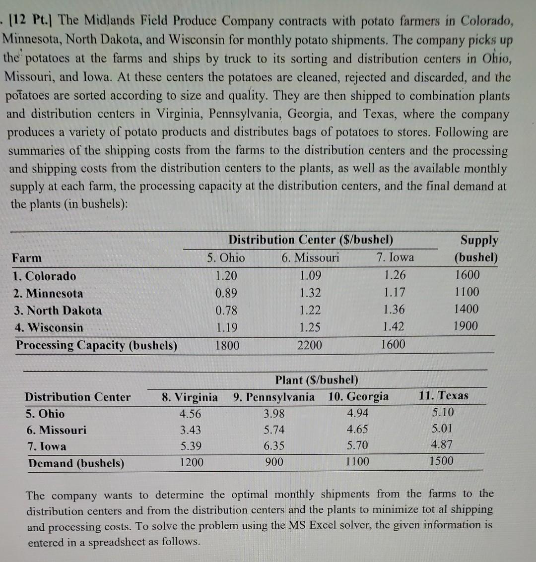 Answer all please and I'll give thumbs up! . [12