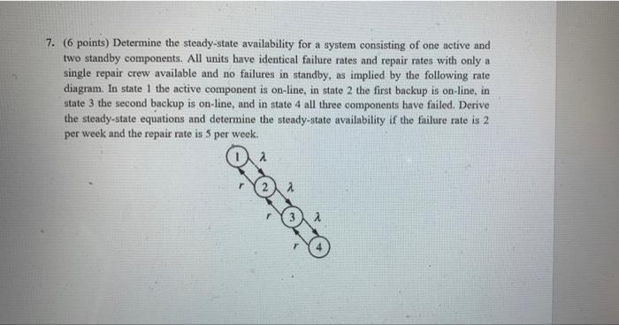 7. (6 points) Determine the steady-state
