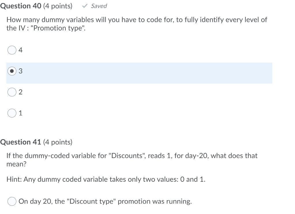 Question 39 (4 points) What is the Excel function