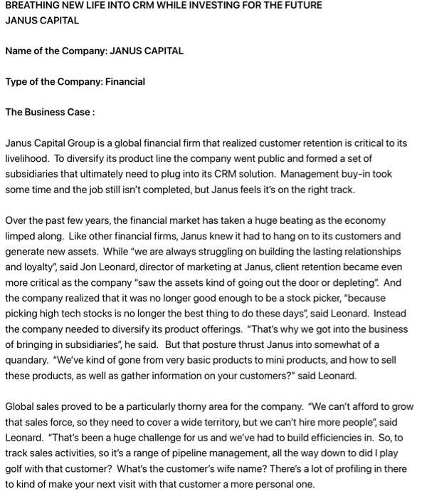 Focus Your Analysis Identify two to five key