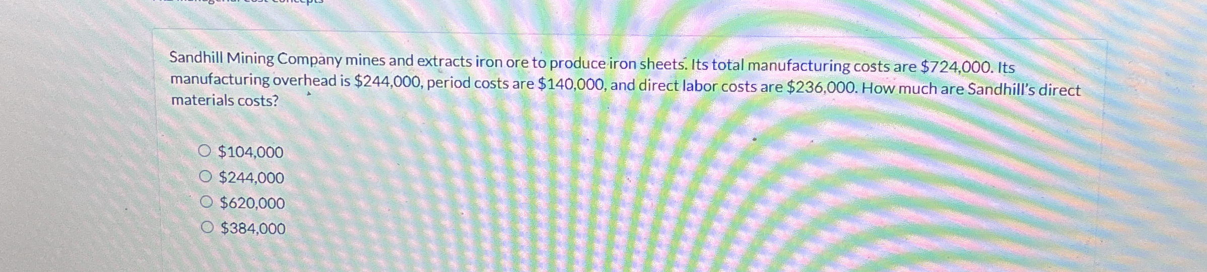 Sandhill Mining Company mines and extracts iron