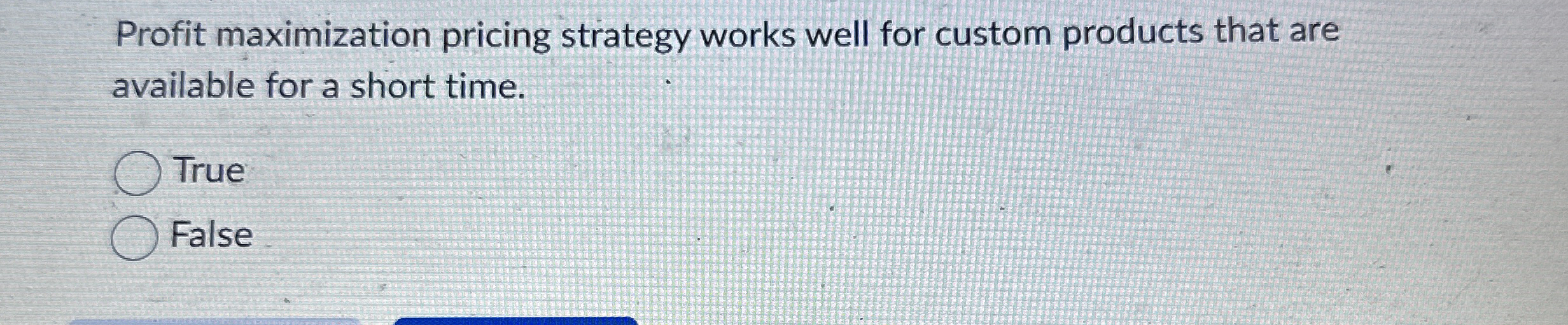 Profit maximization pricing strategy works well