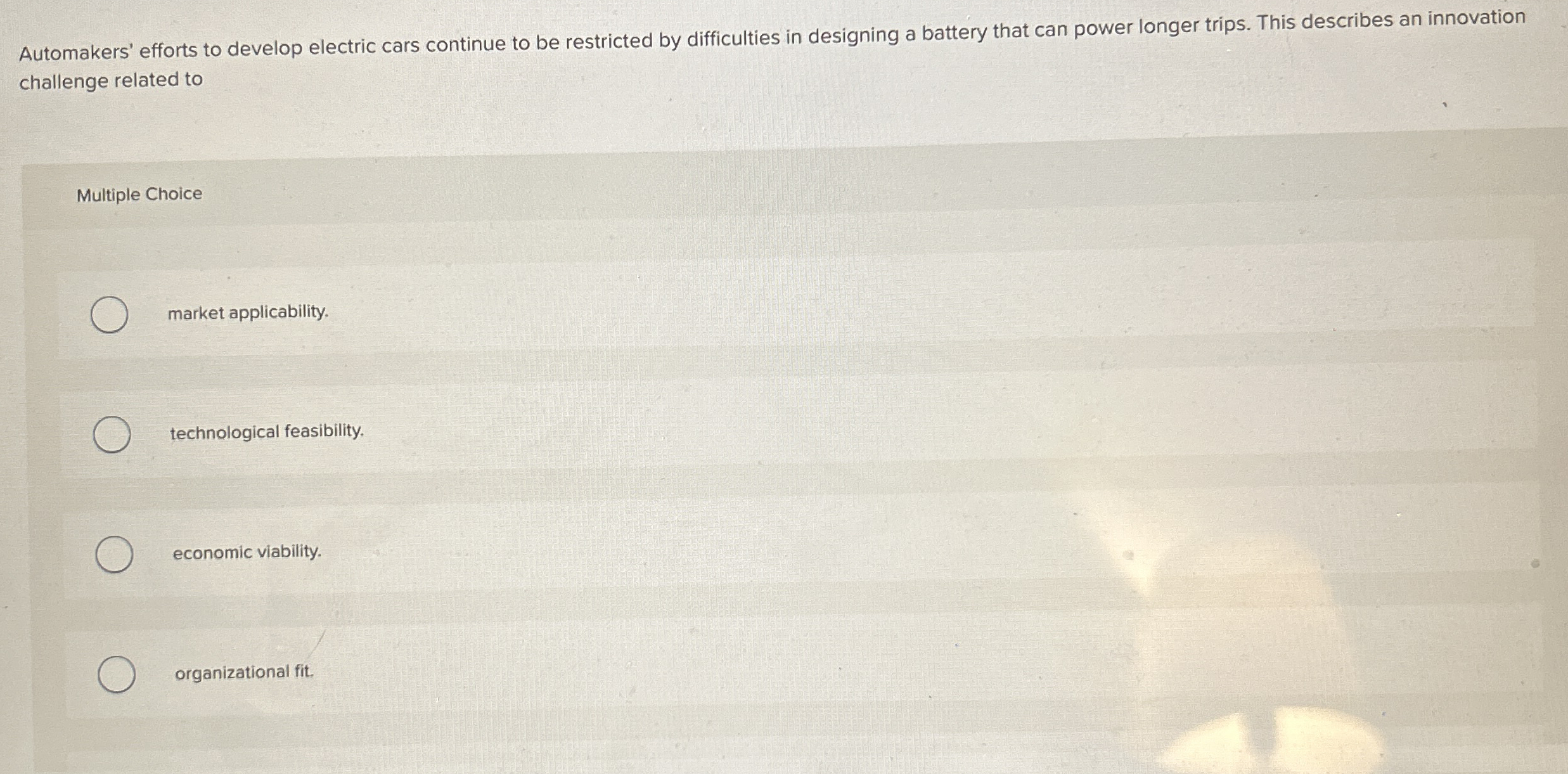 Automakers' efforts to develop electric cars