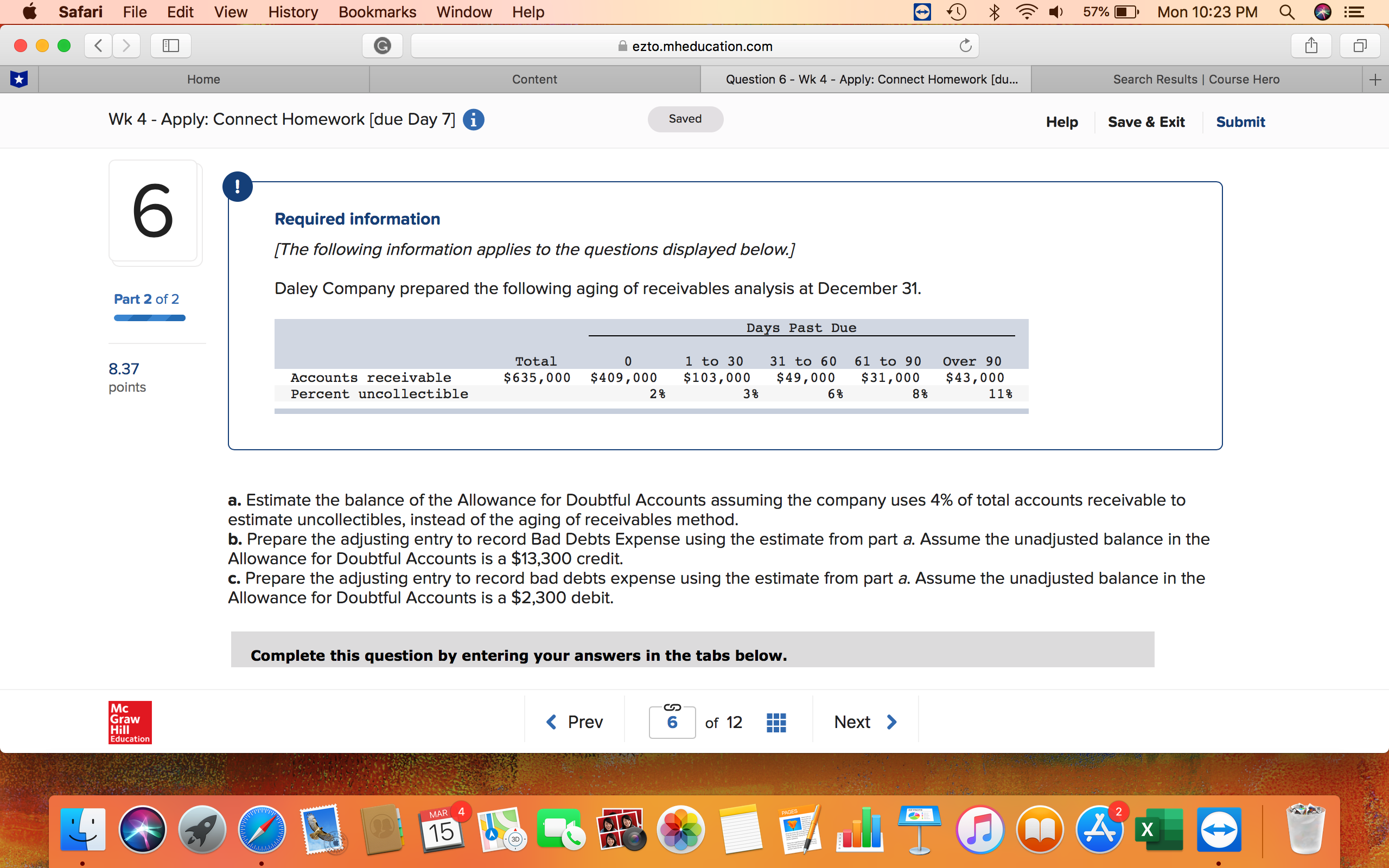 Please fill out the two tables below. The