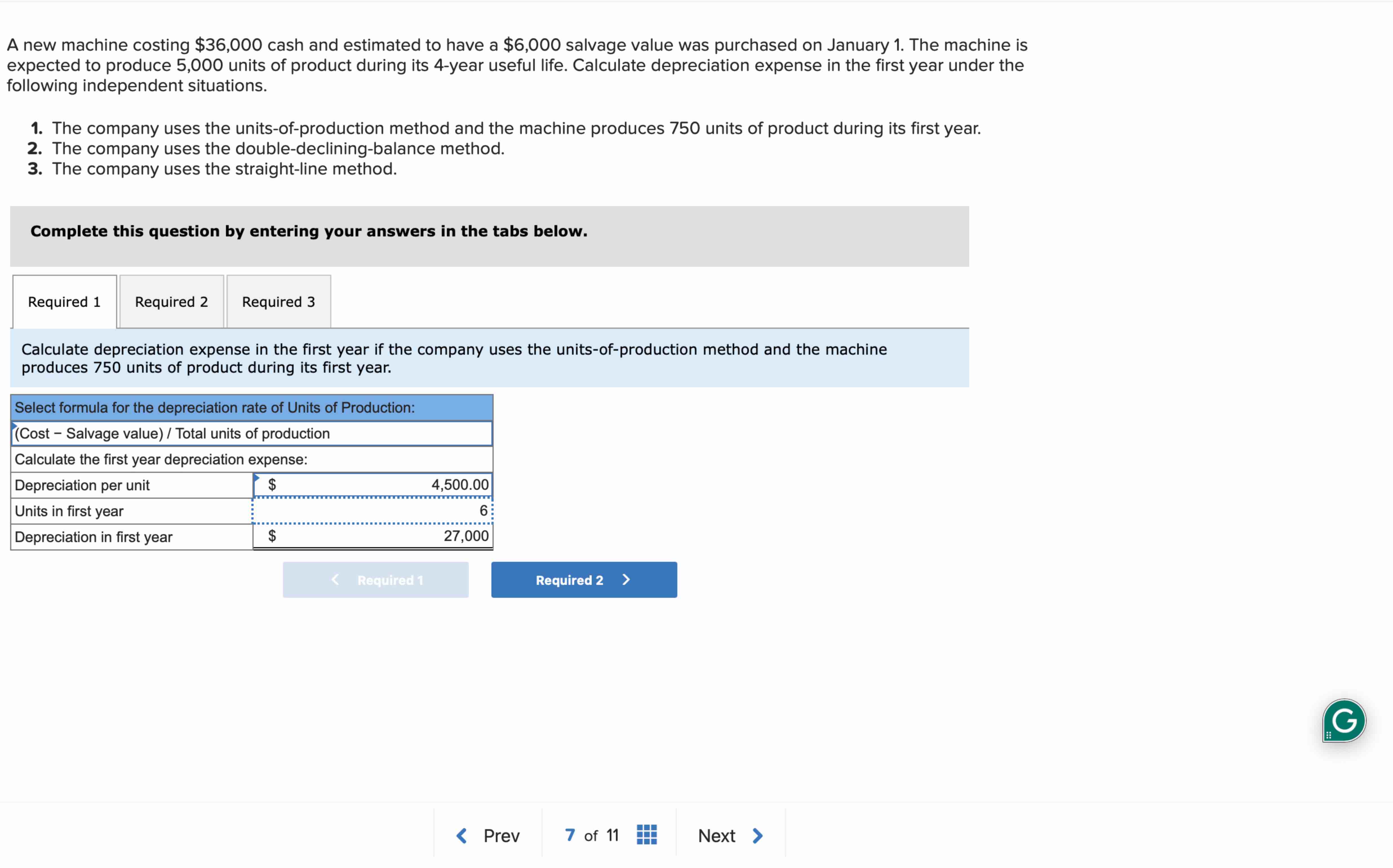 A new machine costing $ 3 6 , 0 0 0 cash and