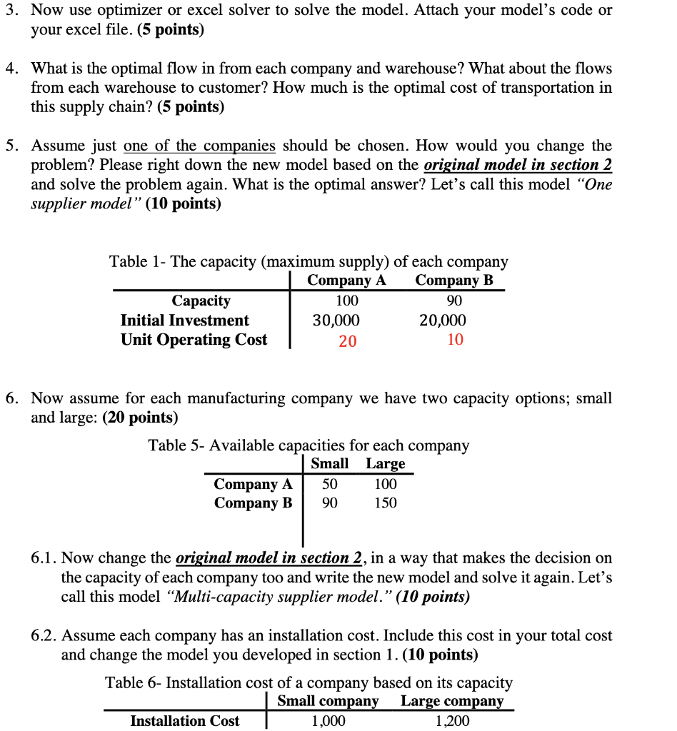 this is all one question, please answer all parts