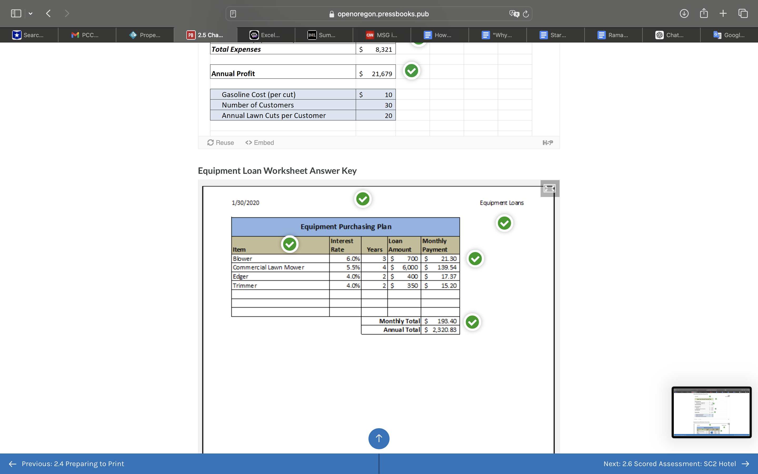 ANNUAL PLAN WORKSHEET Open the file named PR2