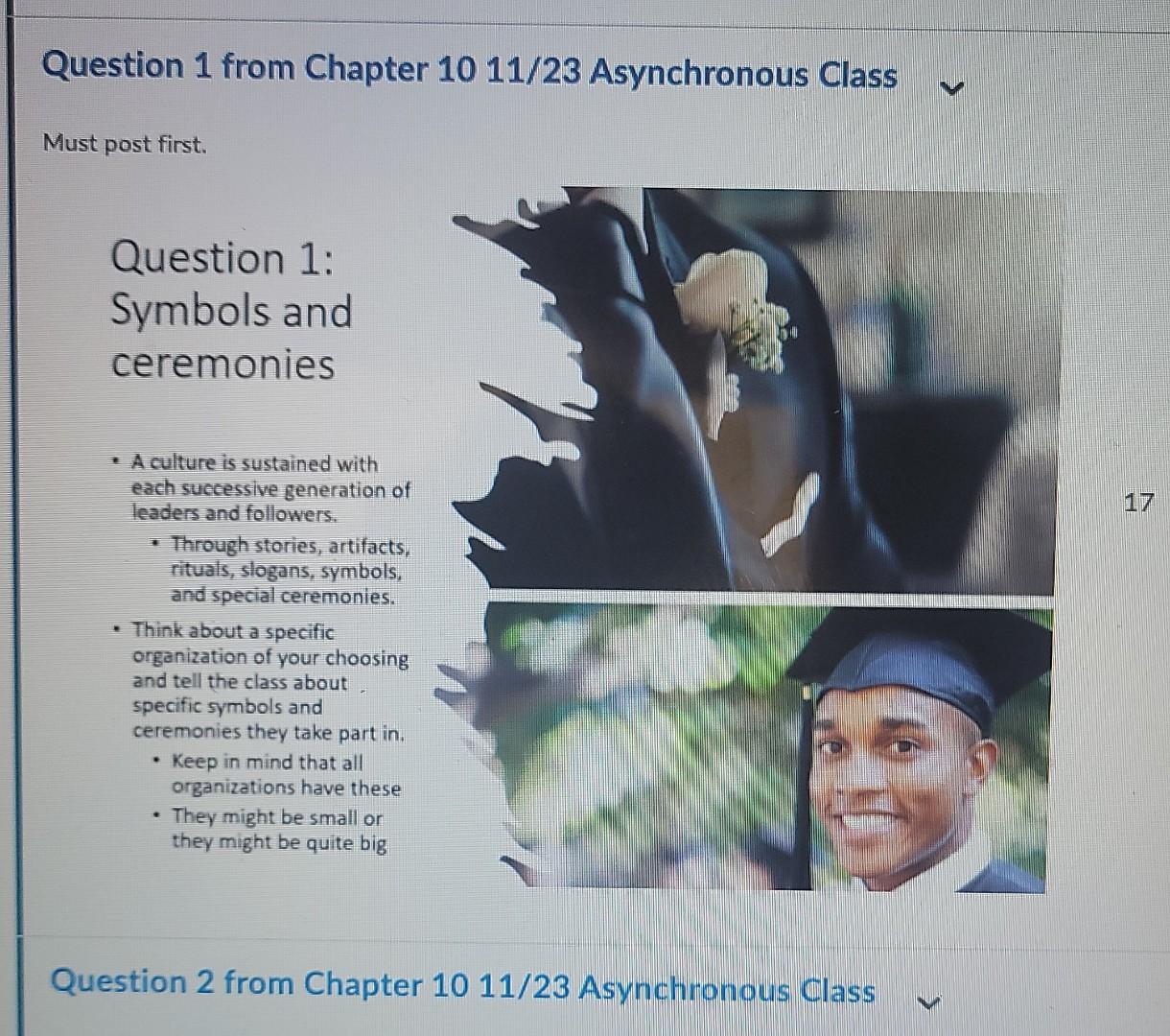 Question 1 from Chapter 10 11/23 Asynchronous