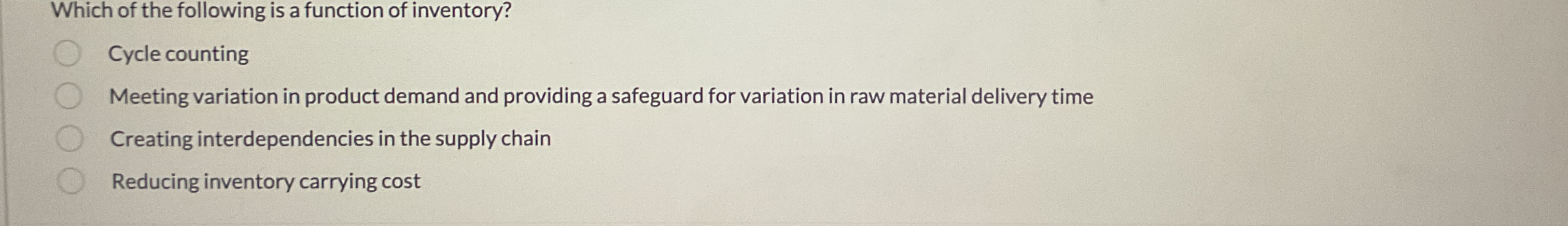 Which of the following is a function of
