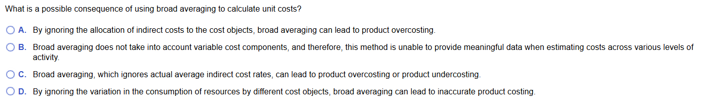 What is a possible consequence of using broad