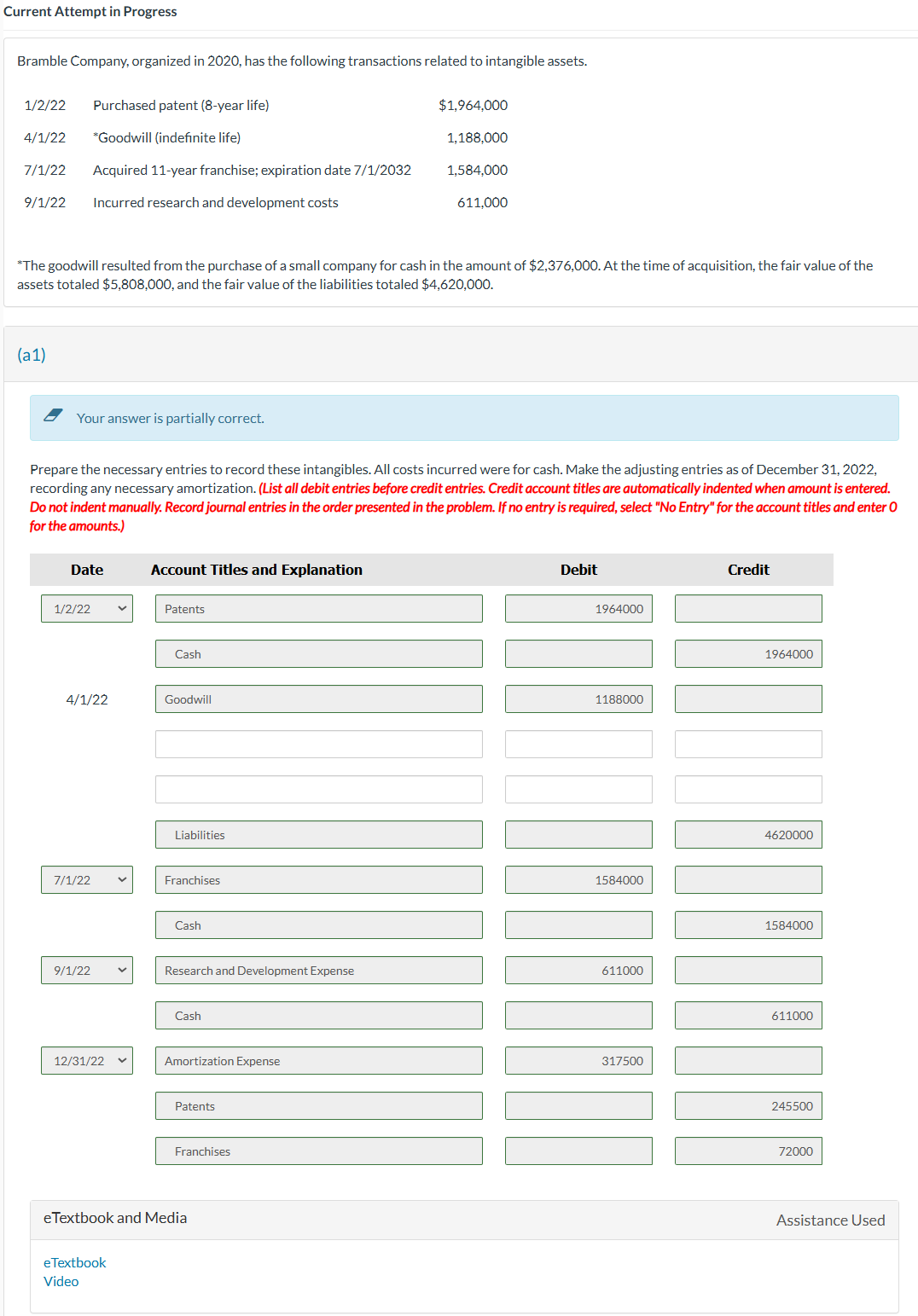 SOLVE FOR BLANK BOXES AT 4 / 1 / 2 2 Bramble