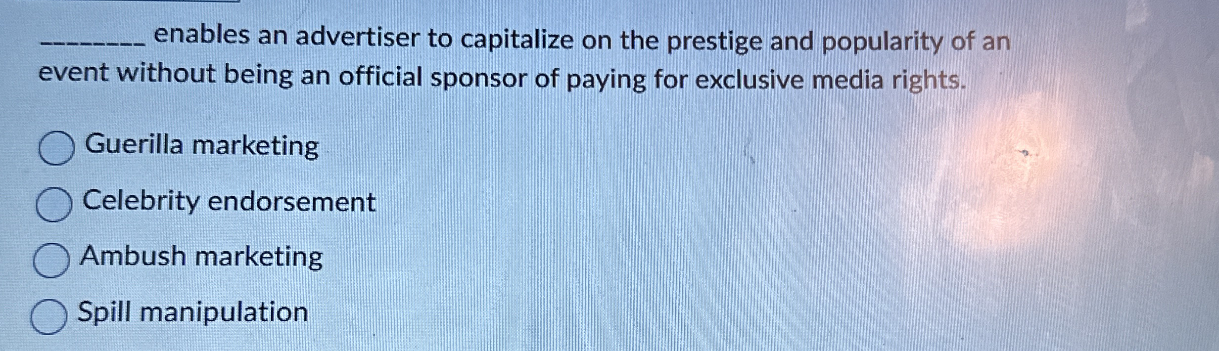 q , enables an advertiser to capitalize on the