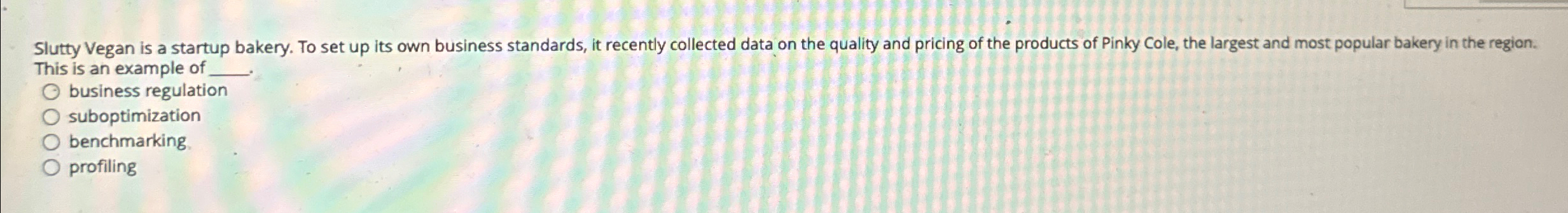 Slutty Vegan is a startup bakery. To set up its