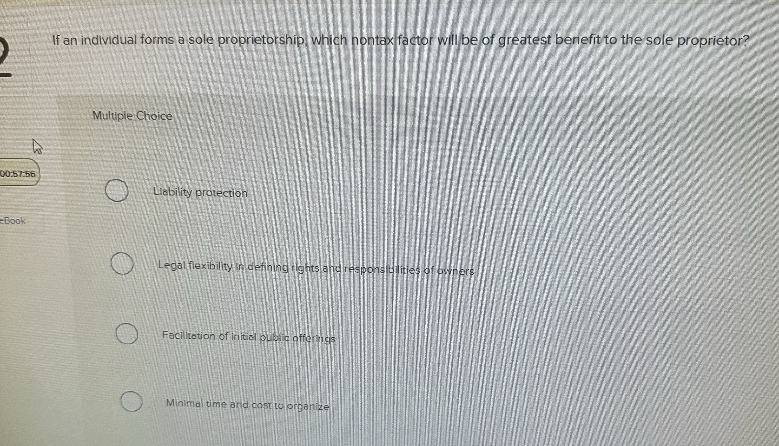 If an individual forms a sole proprietorship,
