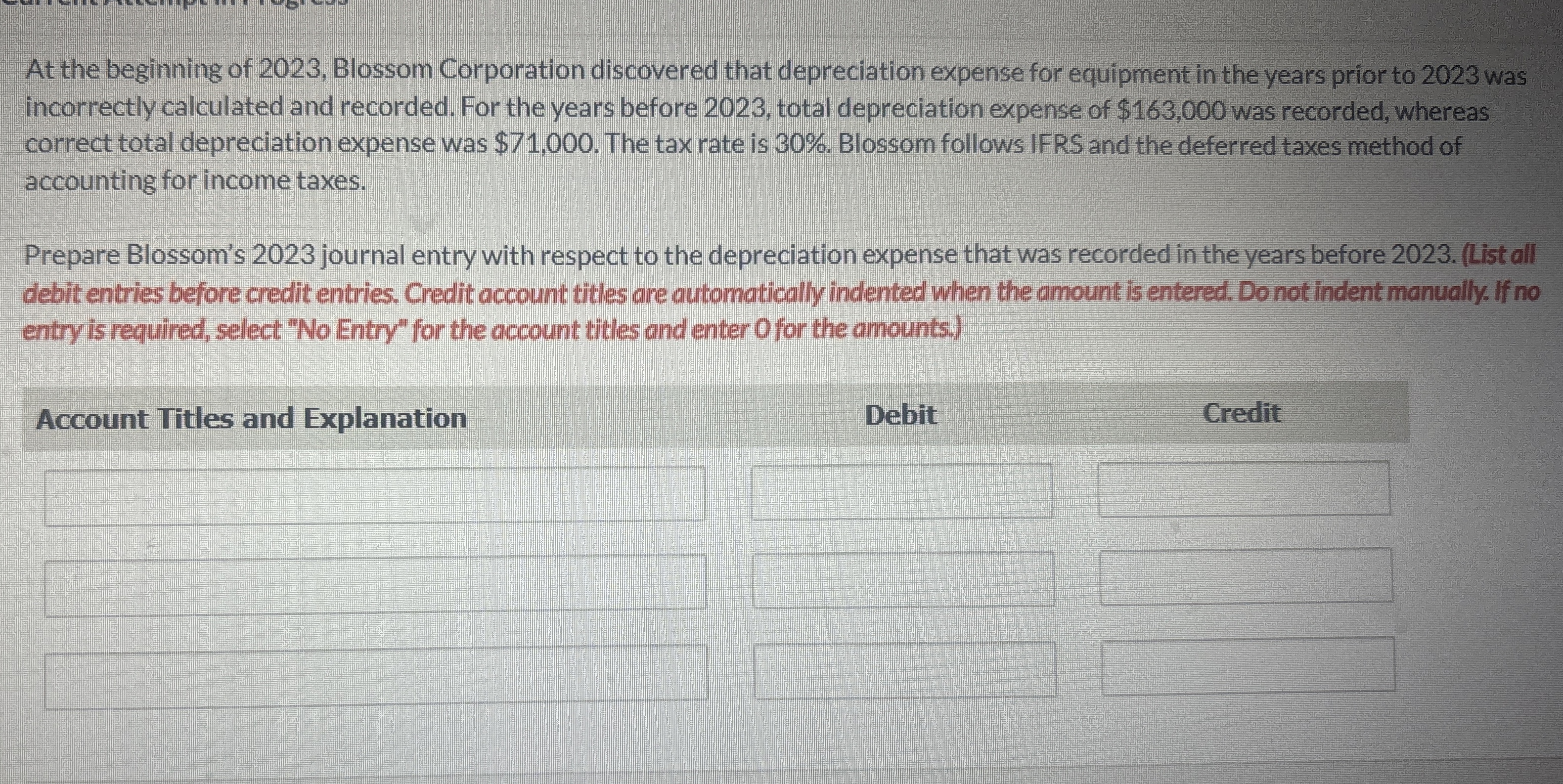 At the beginning of 2 0 2 3 , Blossom Corporation