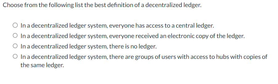 Choose from the following list the best