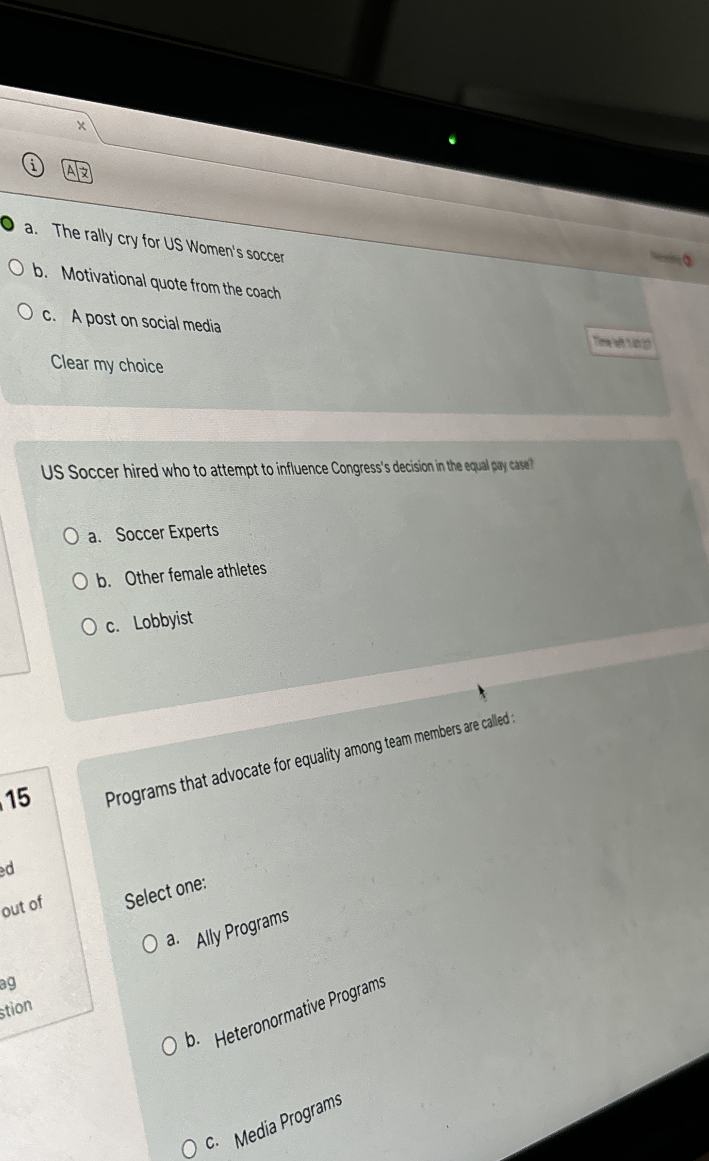 ( i ) A ? b a r ( g r a d ) a . The rally cry for