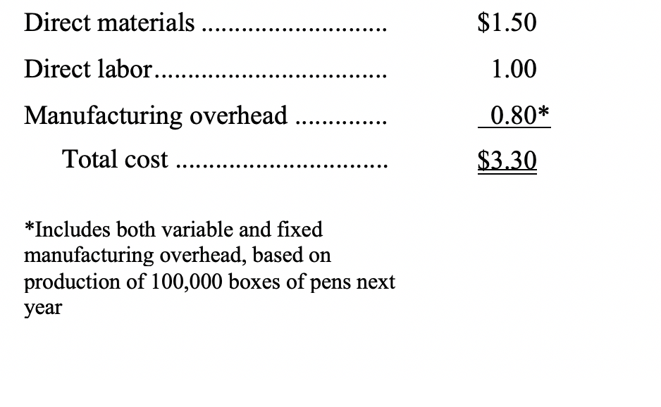 Bronson Company manufactures a variety of