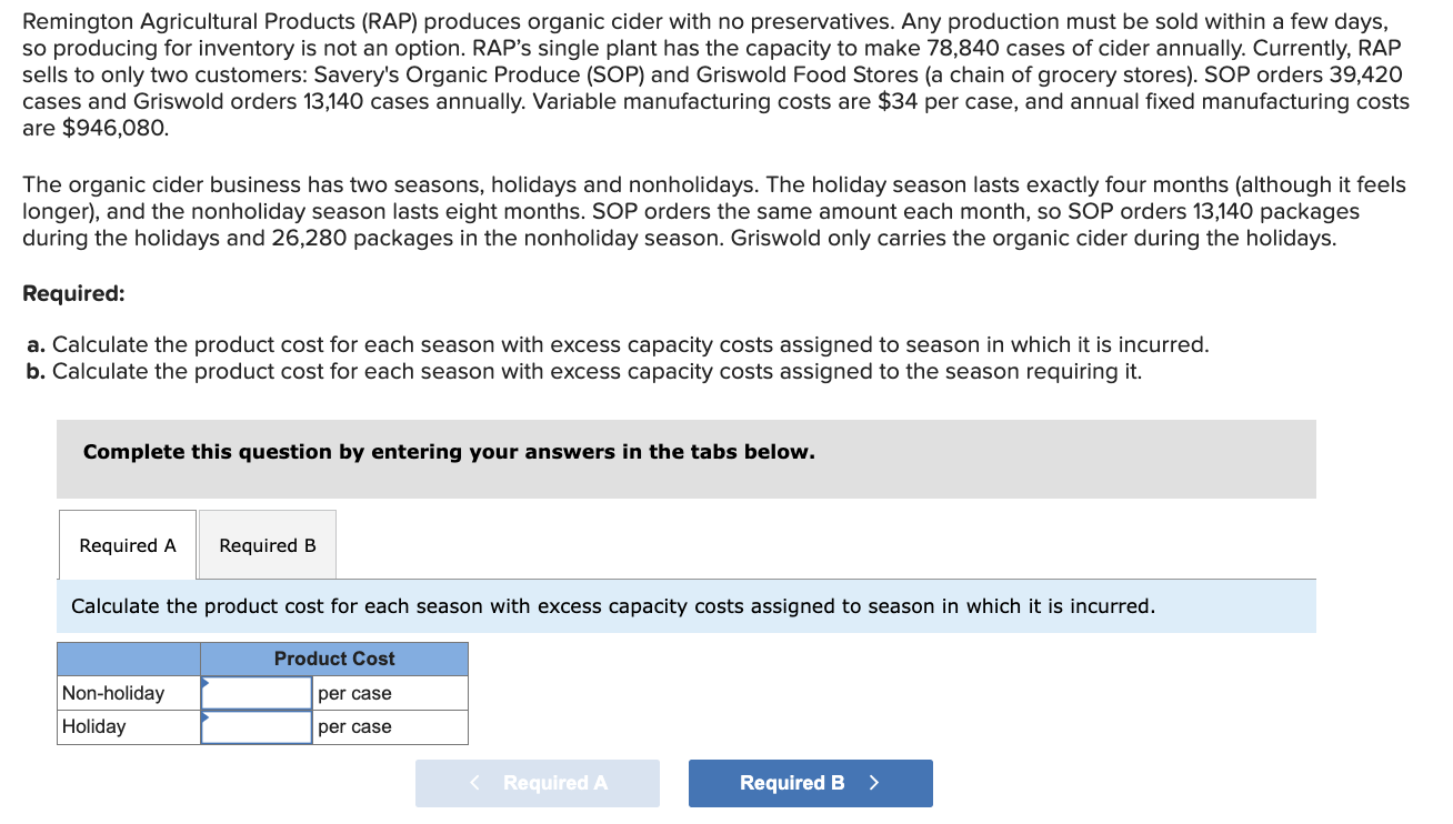 Remington Agricultural Products ( RAP ) produces