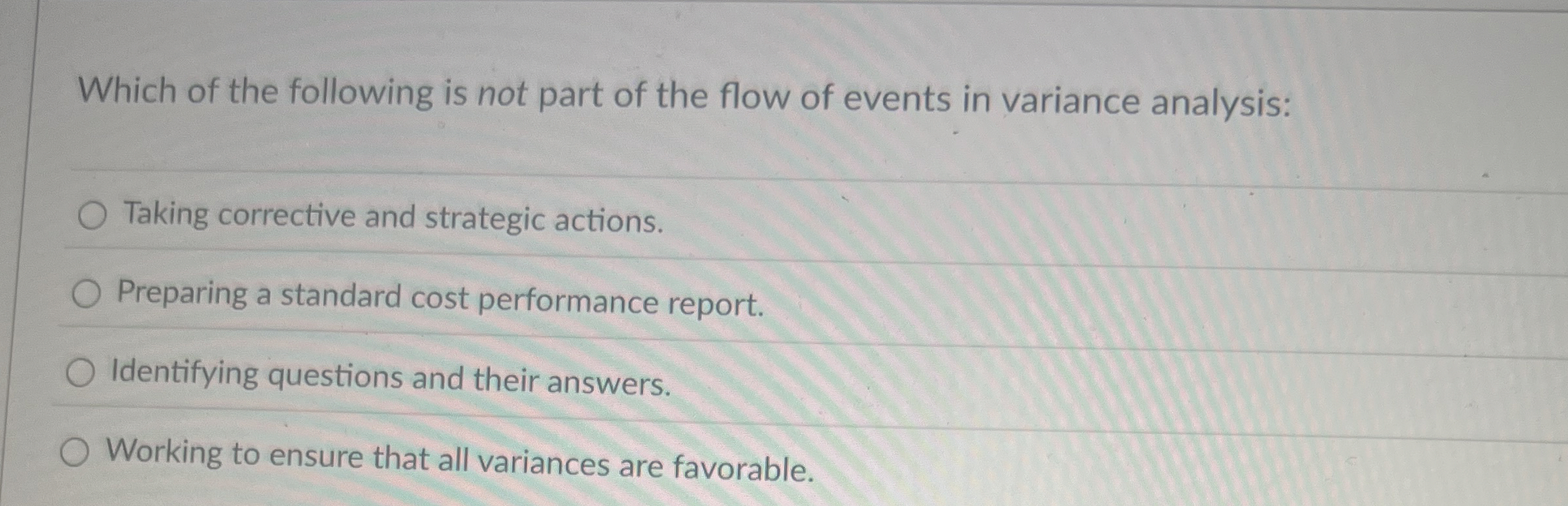 Which of the following is not part of the flow of